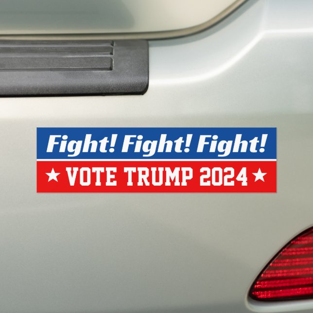 Kampf Kampf gegen Donald Trump 2024 Autoaufkleber (Auf Auto)