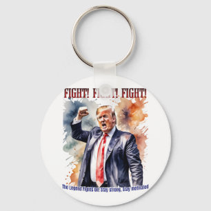 Kampf! Kampf! Kampf! Trump-Legende Schlüsselanhänger