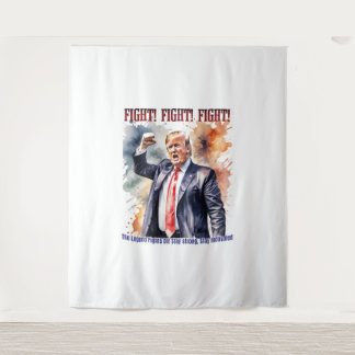 Kampf! Kampf! Kampf! Trump-Legende Wandteppich