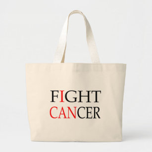 Kampf-Krebs-Tasche kann ich Jumbo Stoffbeutel