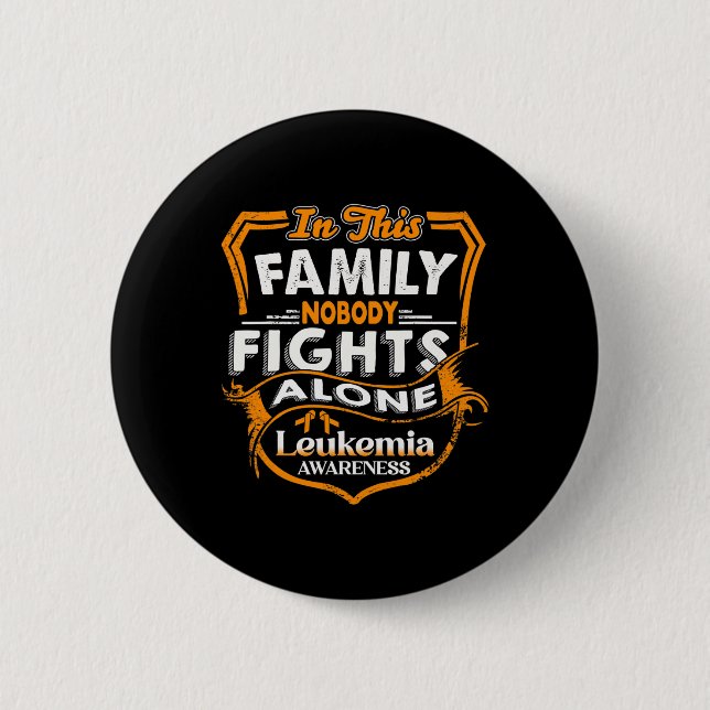 Kampf - Leukämie Bewusstsein Button (Vorderseite)