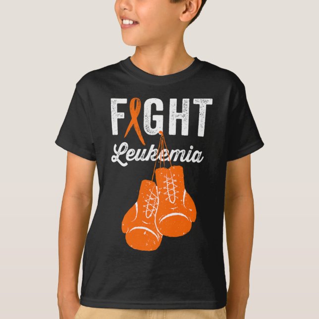Kampf Leukämie Kämpfer Krieger Leukämie Bewusstsei T-Shirt (Vorderseite)