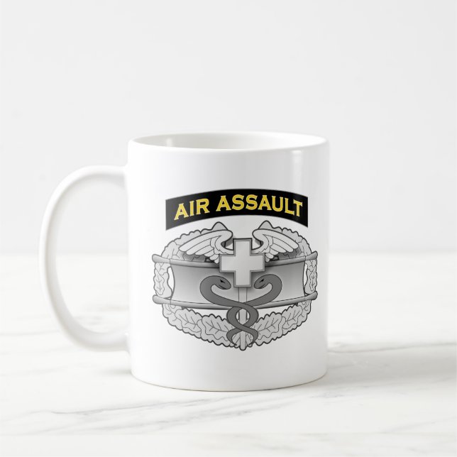 Kampf-Mediziner-Abzeichen - Luft-Angriff - Kaffeetasse (Links)