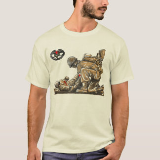 Kampf-Mediziner - legen Sie eine Leben nieder T-Shirt