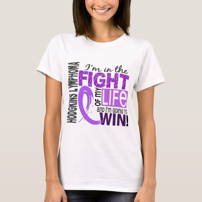 Kampf meines Leben-Morbus Hodgkins T-Shirt (Vorderseite)