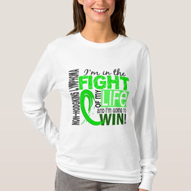 Kampf meines Leben-Non-Hodgkins Lymphoms T-Shirt (Vorderseite)