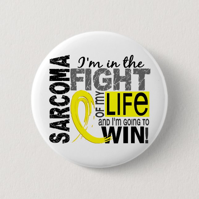 Kampf meines Leben-Sarkoms Button (Vorderseite)