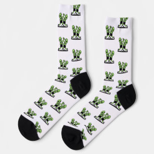 Kampf mit Aliens Socken