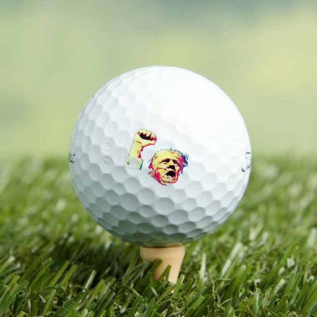 Kampf mit Donald Trump Golf Balls Golfball (Insitu T-Shirt)