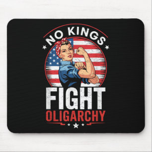 Kampf-Oligarchie-Protestschild Demokratie Keine Kö Mousepad