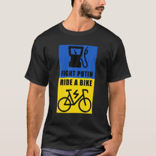 Kampf Putin mit dem Fahrrad T-Shirt