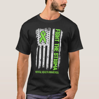 Kampf Stigma Psychische Gesundheit Zählt Psychisch T-Shirt