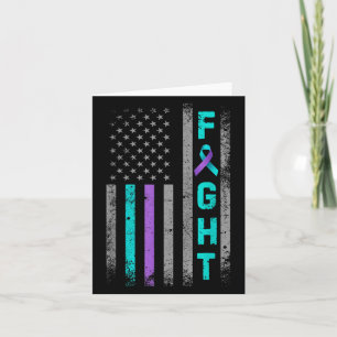 Kampf Suizidprävention Bewusstsein US American Fla Karte