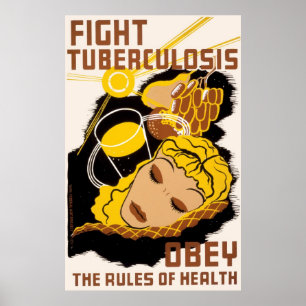 Kampf-Tuberkulose befolgen die Regeln der Poster