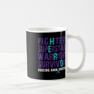 Kampf Überlebende Selbstmord Bewusstsein psychisch Kaffeetasse