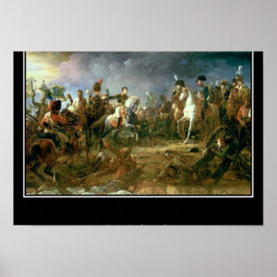 Kampf um Austerlitz Vintage Poster