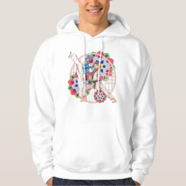 Kampf und Tradition - Taekwondo-Duo in Aktion Hoodie