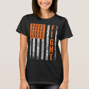Kampf.Unterstützung für Leukämie Awareness orange T-Shirt