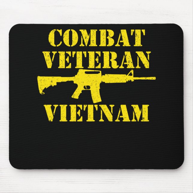 Kampf Veteran Vietnam Proud Militär Mousepad (Vorne)