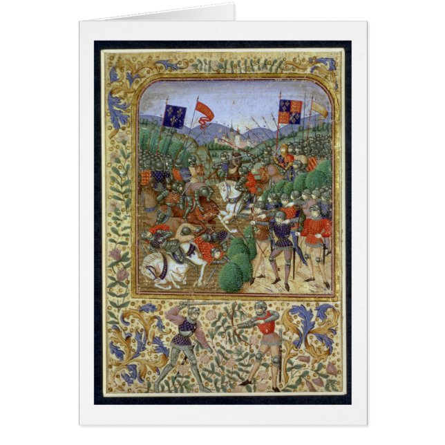 Kampf von Agincourt, am 25. Oktober 1415 (w/c auf (Vorne)