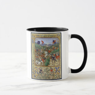Kampf von Agincourt, am 25. Oktober 1415 (w/c auf Tasse