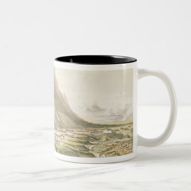 Kampf von Buena Vista Zweifarbige Tasse (Rechts)