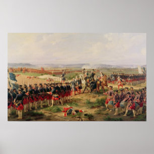 Kampf von Fontenoy Poster