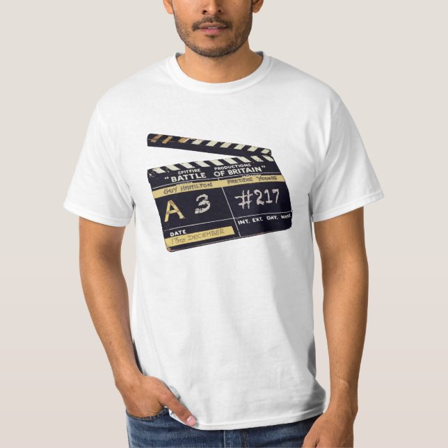 "Kampf von Großbritannien" Film clapperboard T - T-Shirt (Vorderseite)