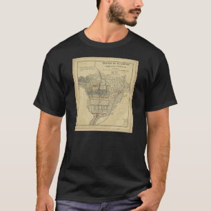 Kampf von Guildford Karte am 15. März 1781 T-Shirt