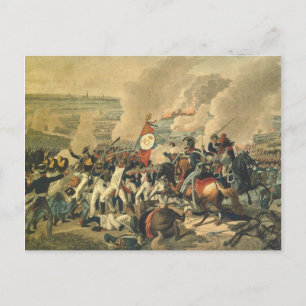 Kampf von Leipzig Postkarte