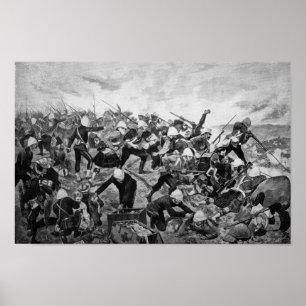 Kampf von Majuba Hügel Poster