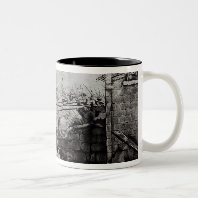 Kampf von Monterey Zweifarbige Tasse (Rechts)