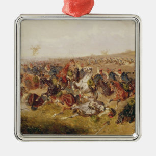Kampf von Schweinschaedel, am 29. Juli 1866 Ornament Aus Metall
