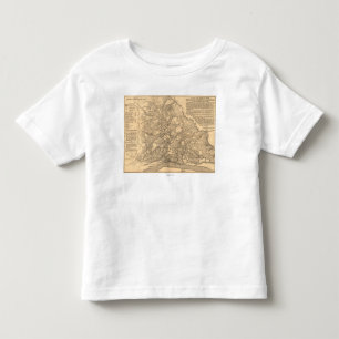 Kampf von Shiloh - ziviler Kriegs-panoramische Kleinkind T-shirt