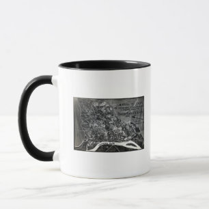 Kampf von Shiloh - ziviler Kriegs-panoramische Tasse