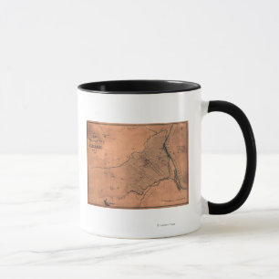 Kampf von Shiloh - ziviler Kriegs-panoramische Tasse