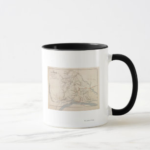 Kampf von Shiloh - ziviler Kriegs-panoramische Tasse