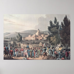 Kampf von Vittoria, holend in die Gefangenen Poster