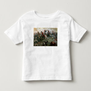 Kampf von Waterloo 1898 am 18. Juni 1815 (Farbe L Kleinkind T-shirt