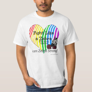 Kampf wie ein Zebra Ehlers-Danlos Bewusstsein T-Shirt