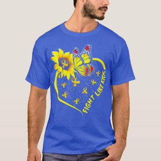Kampf wie Kinder Krebs Bewusstsein für Kindheit Go T-Shirt