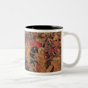 Kampf zwischen Darius und Alexander der Große Zweifarbige Tasse