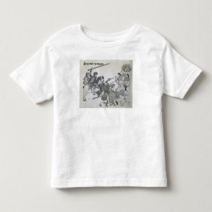 Kampf zwischen dem Spanischen und den Azteken Kleinkind T-shirt