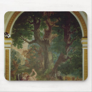 Kampf zwischen Jakob und dem Engel, 1850-61 Mousepad