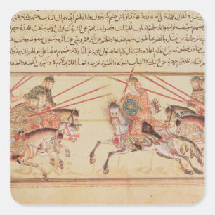 Kampf zwischen mongolischen Stämmen, 13. Quadratischer Aufkleber