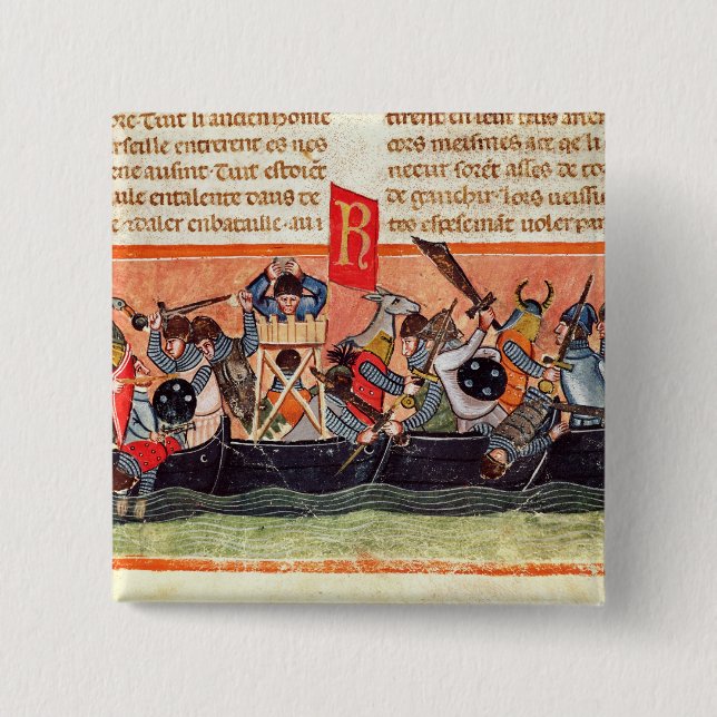 Kampf zwischen Römern und Gauls Button (Vorderseite)