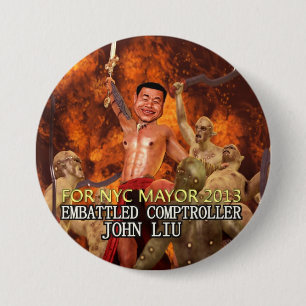 Kampfbereiter Bürgermeister 2013 Johns Liu Button