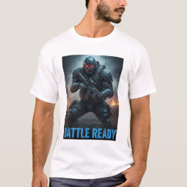 Kampfbereites FPS-Soldaten-T-Shirt T-Shirt