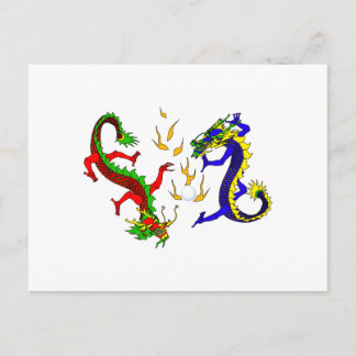 Kampfdrachen Postkarte