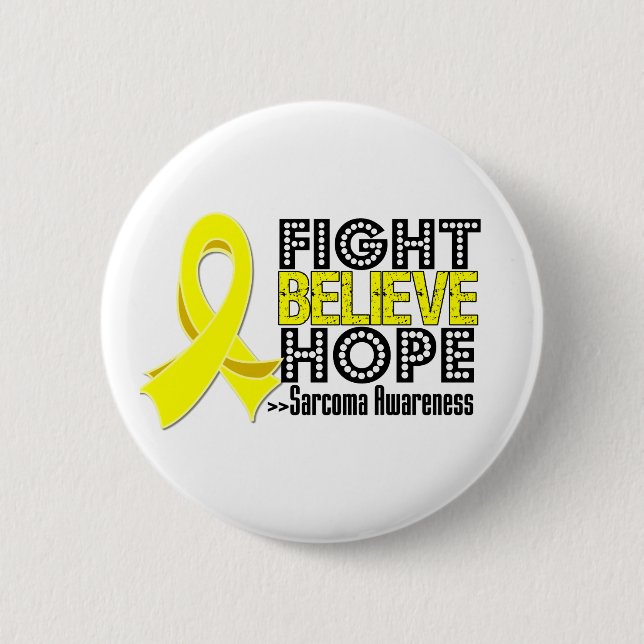 Kämpfe für Hoffnung - Sarcoma Button (Vorderseite)